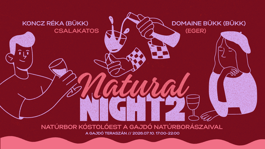 JEGY - Natural Night 2.0 - a Gajdó natúrborászaival